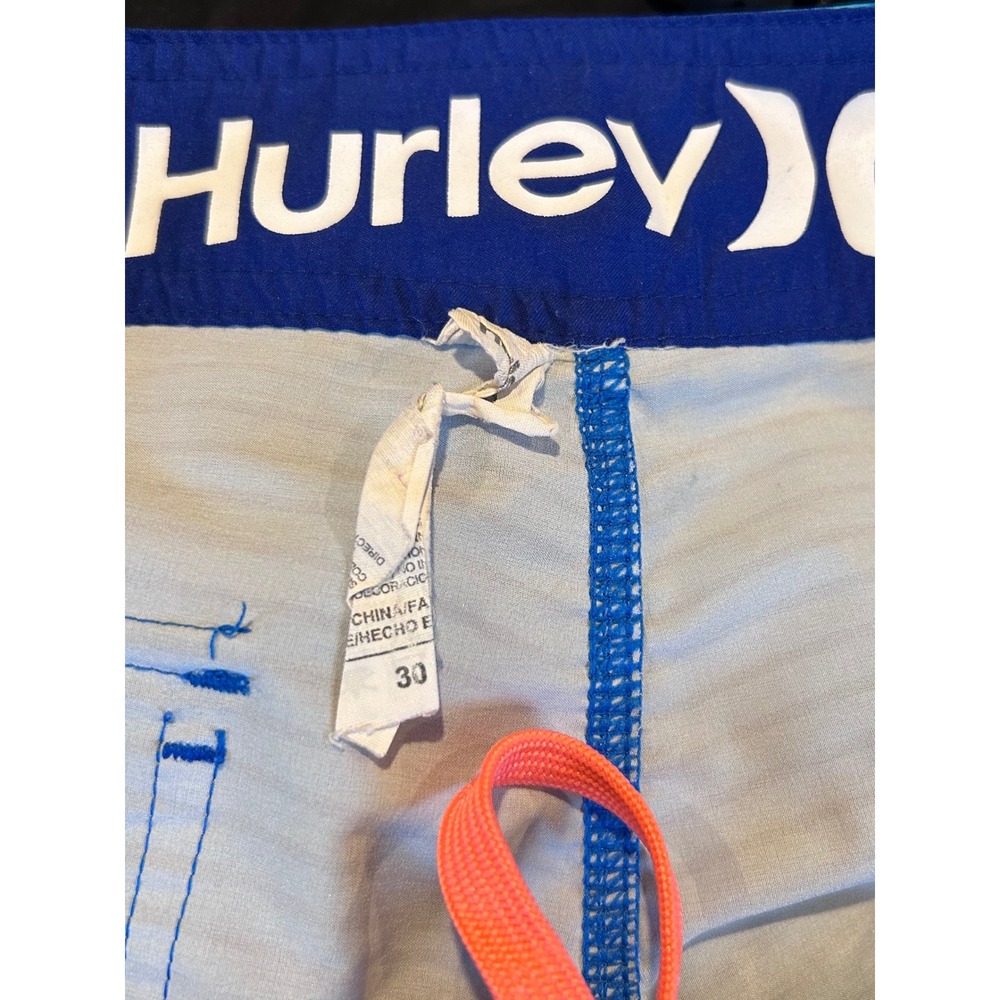 Hurley Phantom USA Olympic Branding Team Board Shorts Mens 30 Blue Swim Trunks - Picture 2 of 7